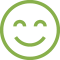 Happiness smile icon